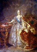unknow artist Portrait of Catherine II of Russia oil painting on canvas